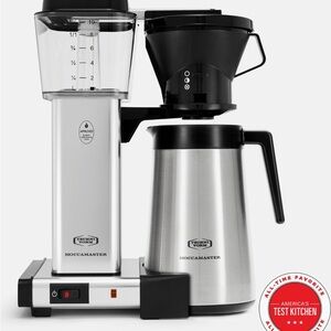 Moccamaster NEW KBGT Thermal Brewer 10-Cup Matte Polished Silver Coffee Maker